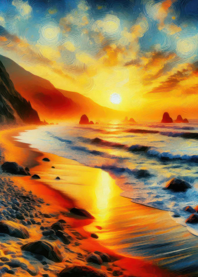 Beach Painting V10