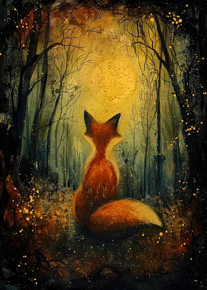 Moonlit Fox Magic