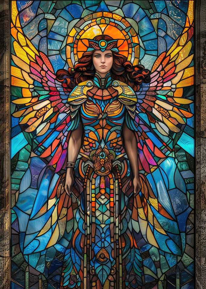 Stained Glass Angel