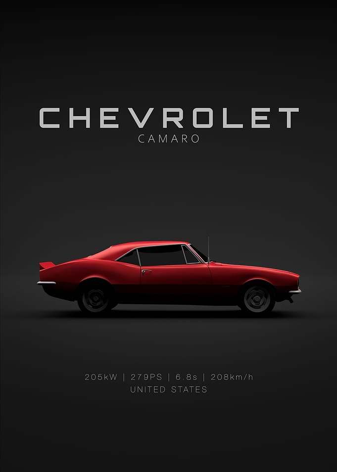 Camaro 1967 Red Spec
