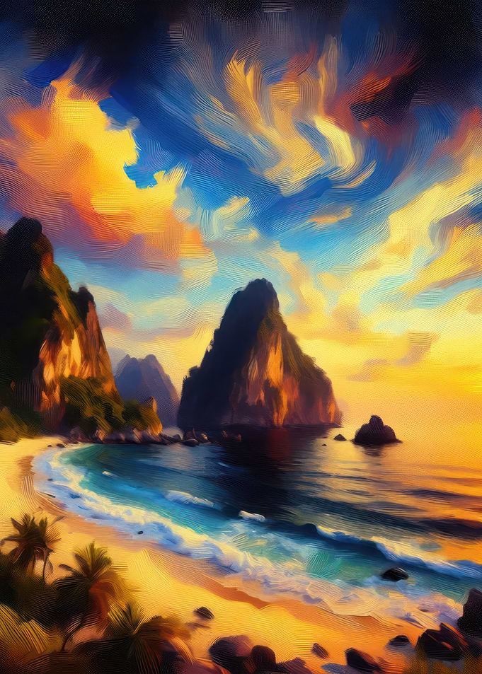 Beach Painting V6