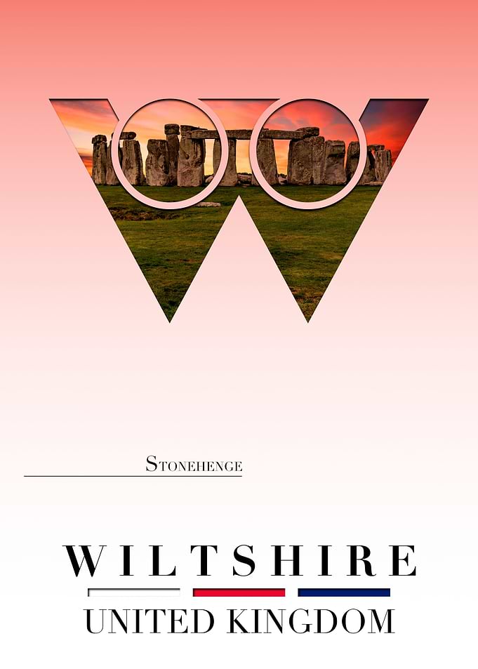 Stonehenge UK Letter W