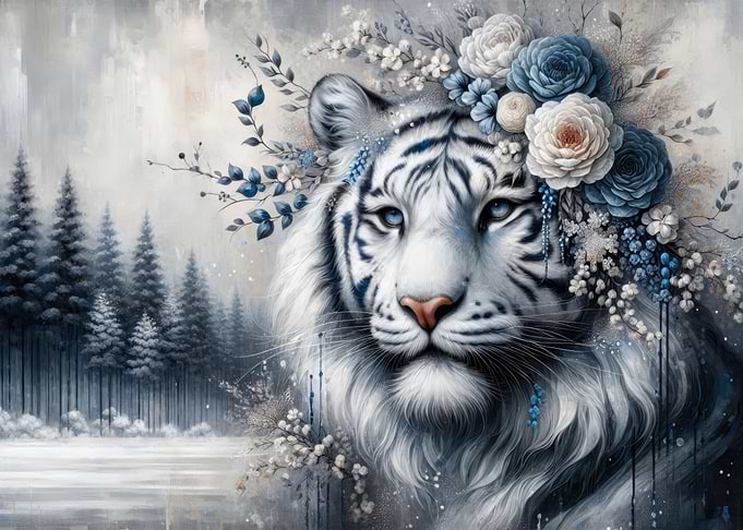 Fantasy White Tiger