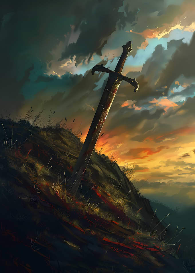 Sword Of A Knight Scenery