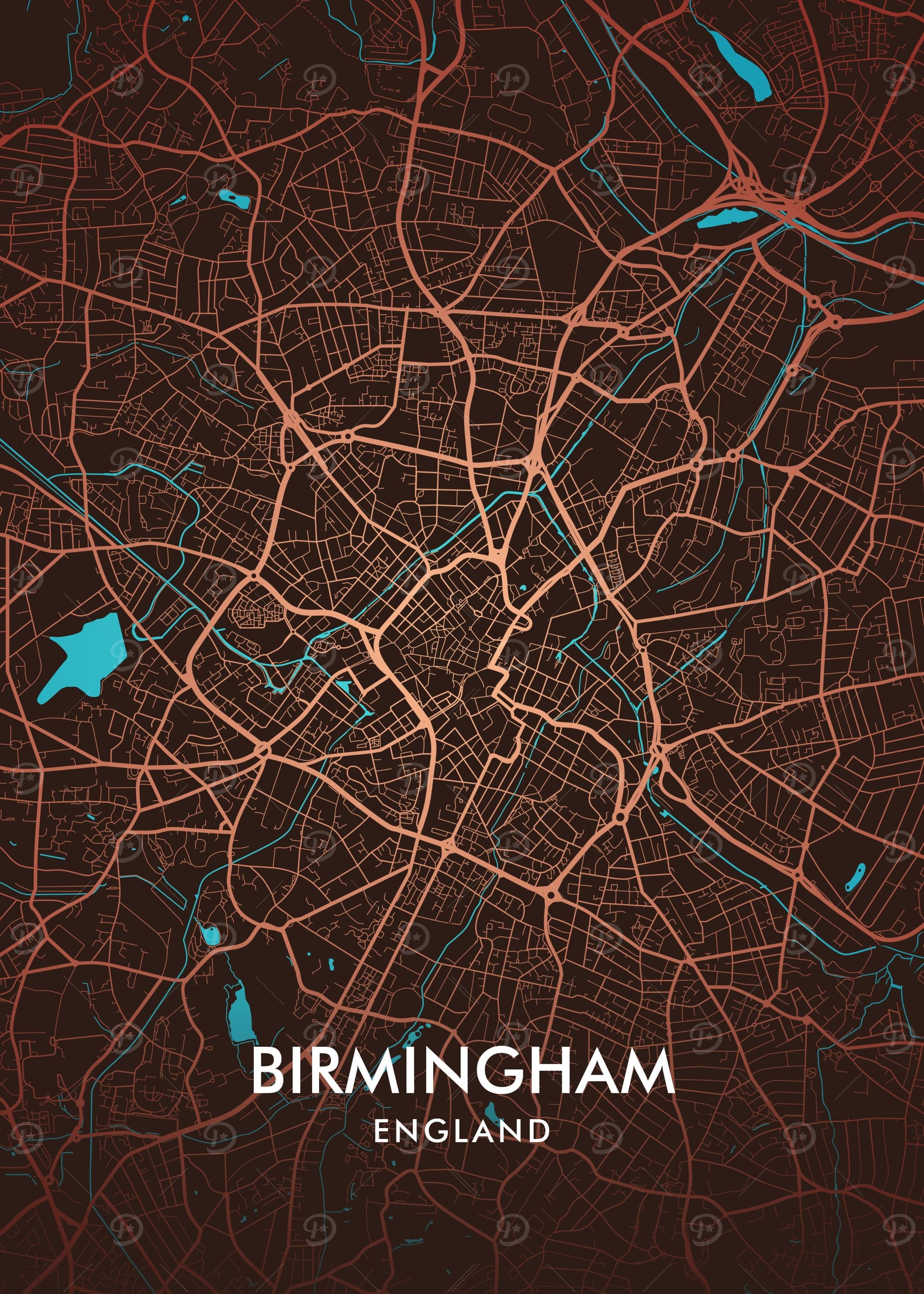 Birmingham City Map