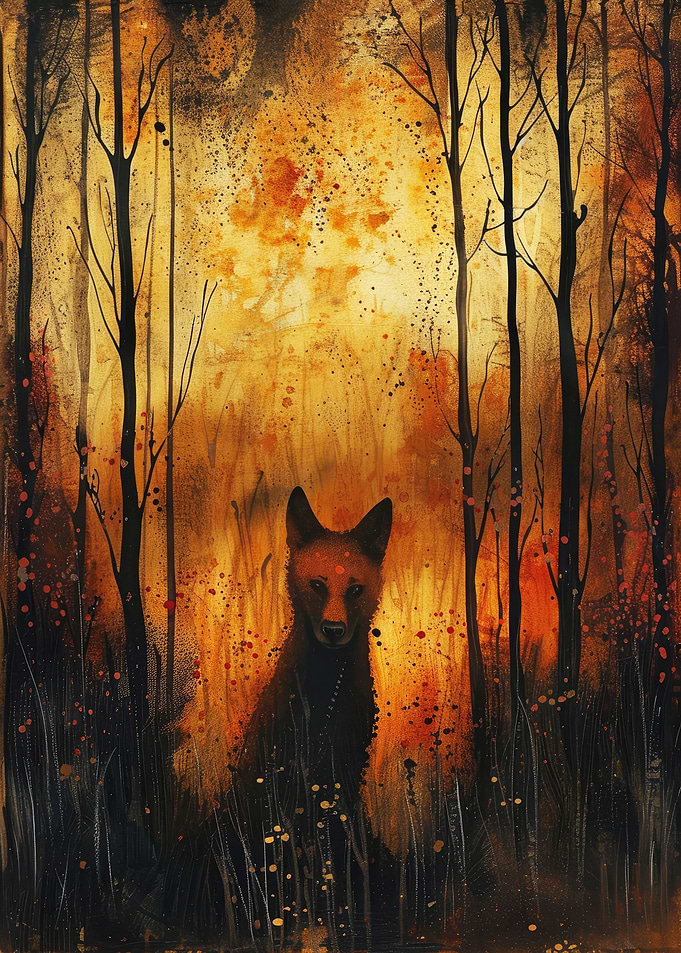 Firelit Dingo