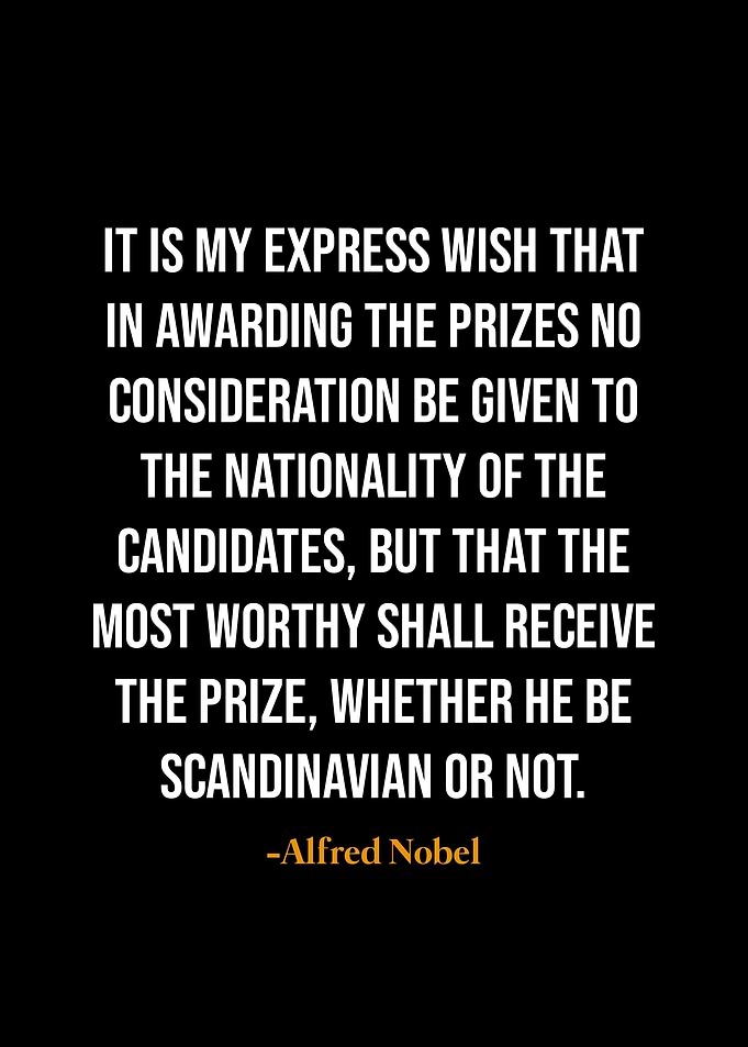 Alfred Nobel quotes