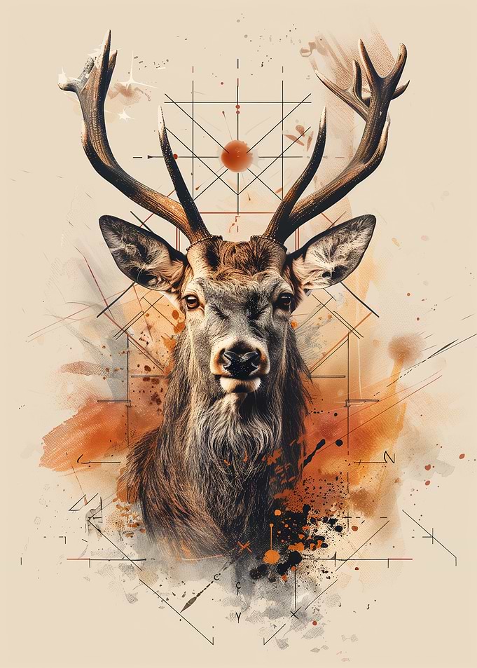 Deer Watercolor