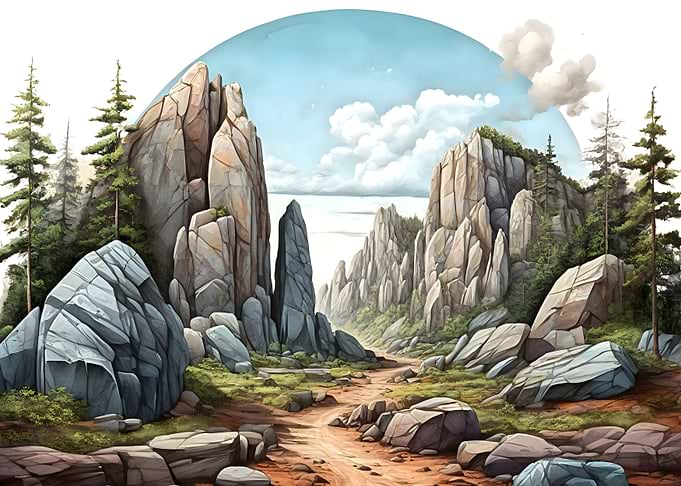 Rocky Trail Head