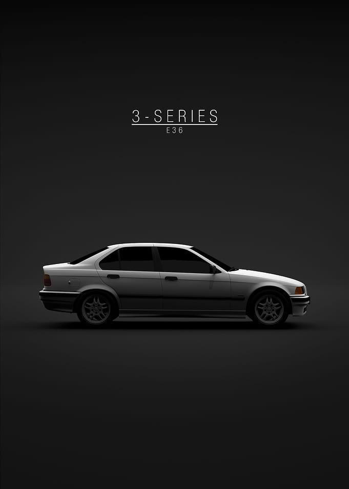BMW E36 1994 White