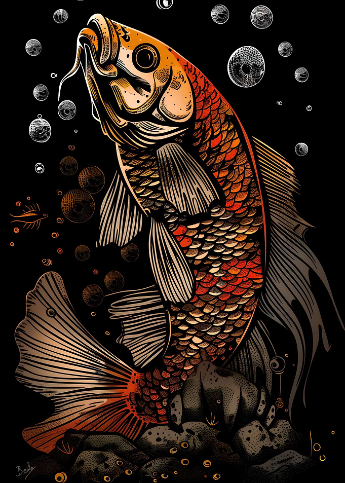 Deep Sea Glowing Fish