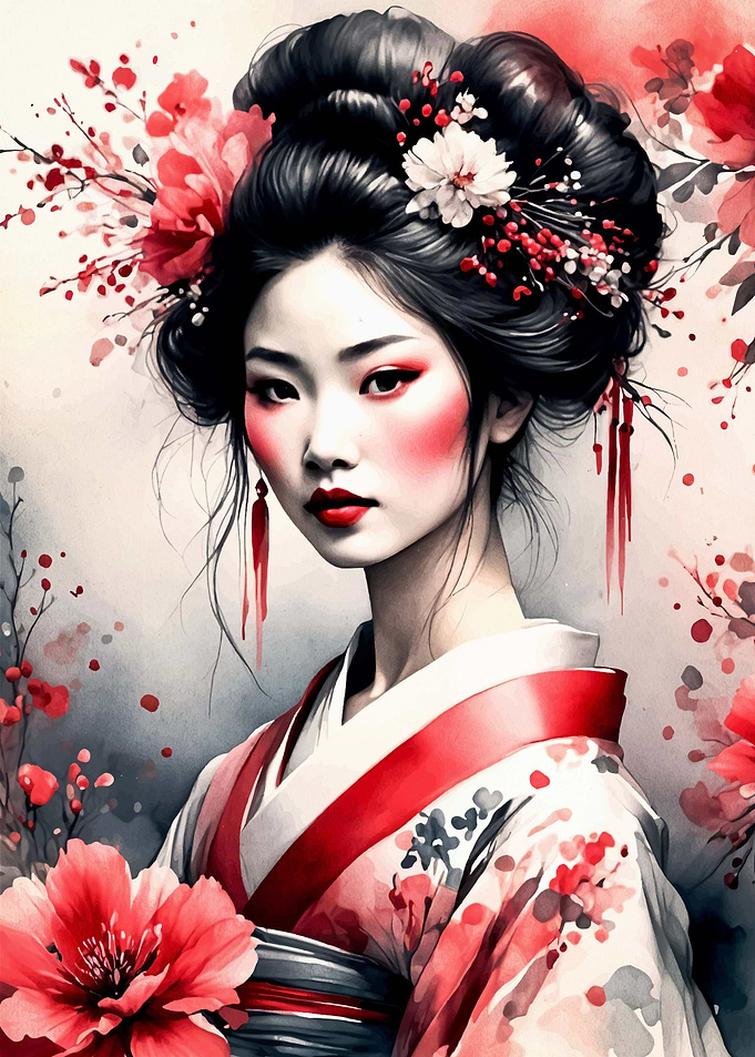 Geisha Cherry Blossom