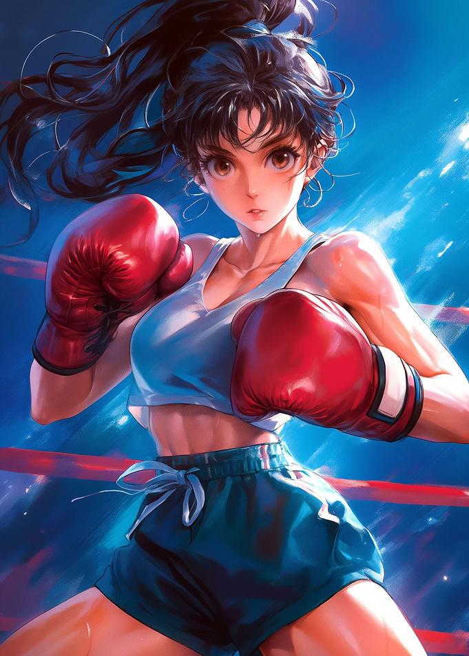 Cute Boxing Girl
