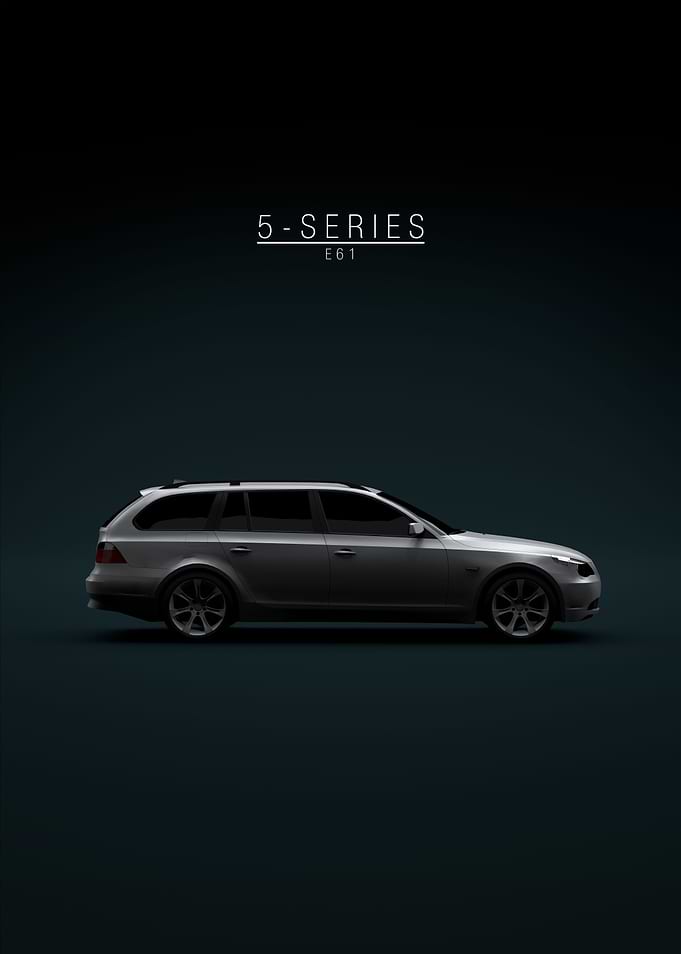 5 Series Touring E61 Grey