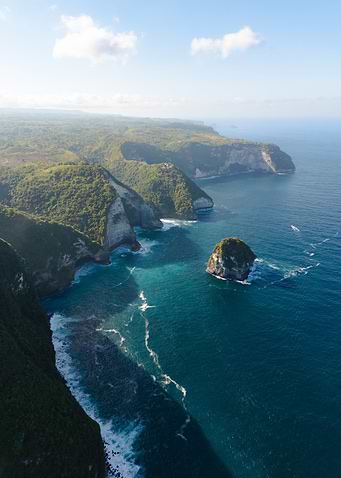 Nusa Penida from above