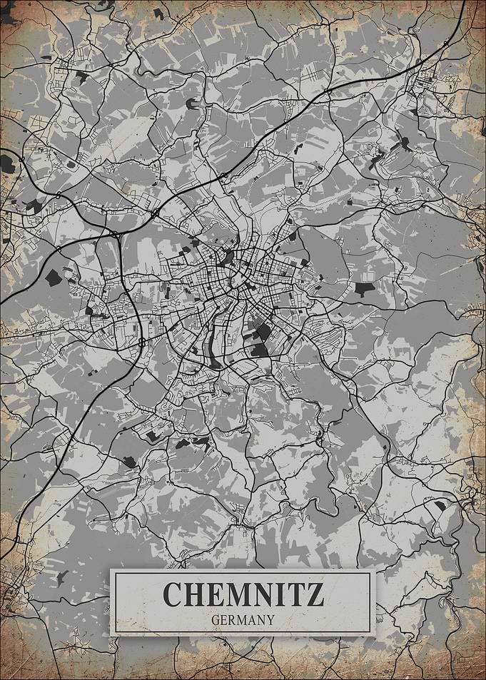 Chemnitz Germany Map