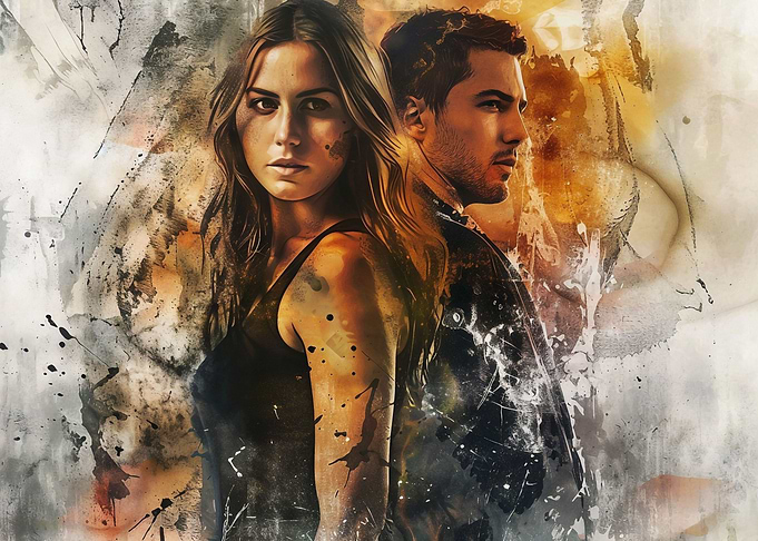 Divergent watercolor