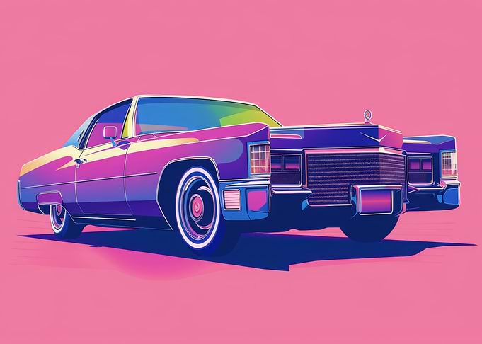 Pastel Car