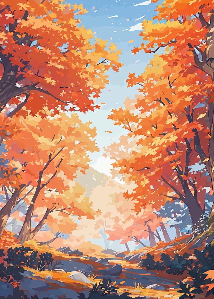 Orange Leaves