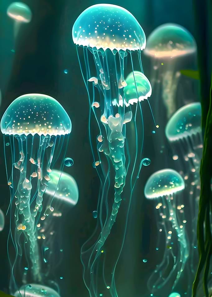sea animal jellyfish