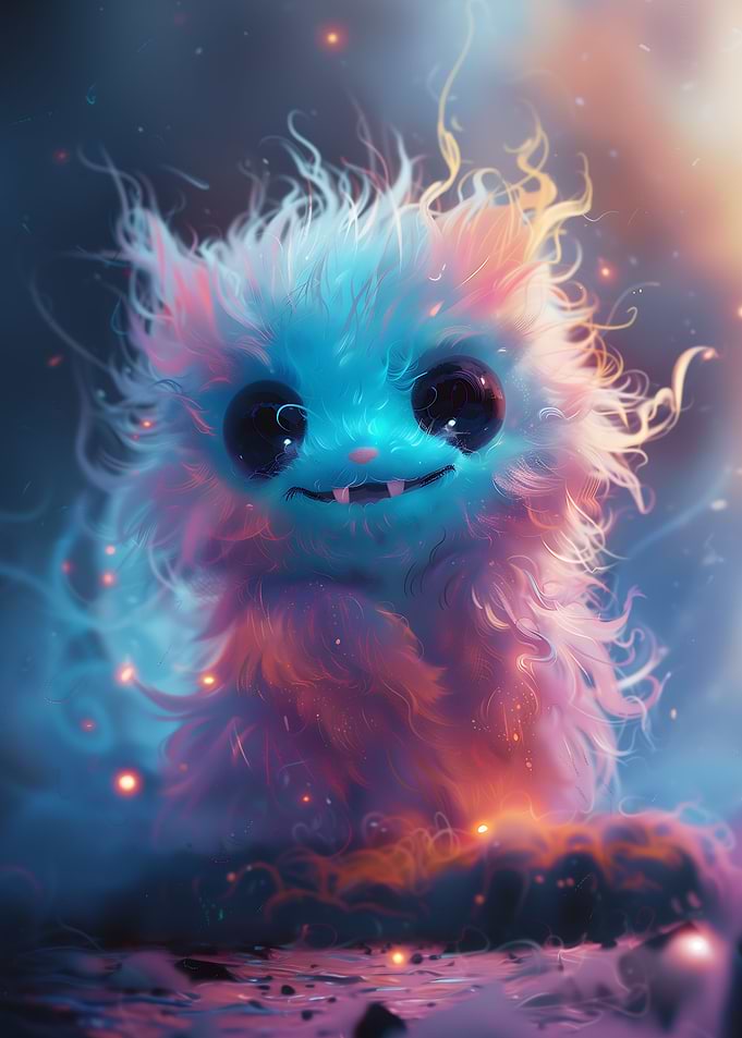Unfluffy Pink Monster
