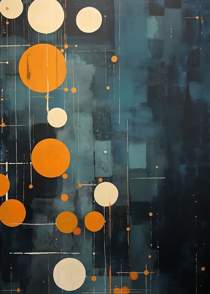 Abstract Colored circles