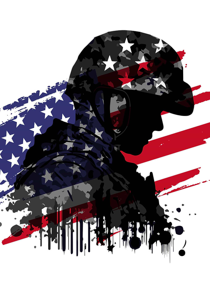 American Brave soldier