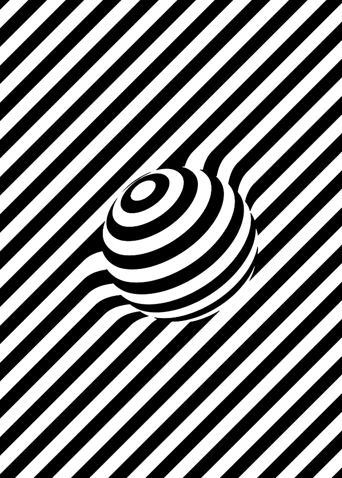 Black white art