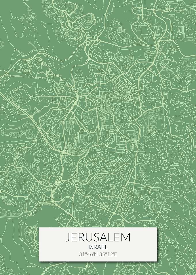 Jerusalem Green Map
