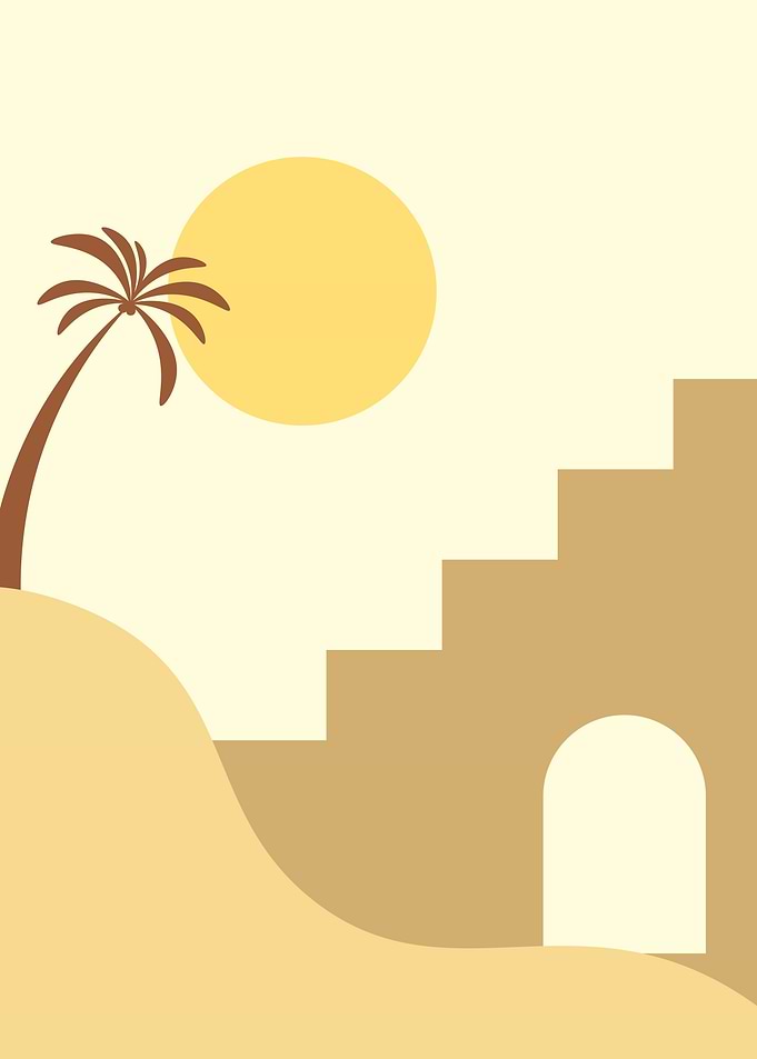 Minimalistic landscape