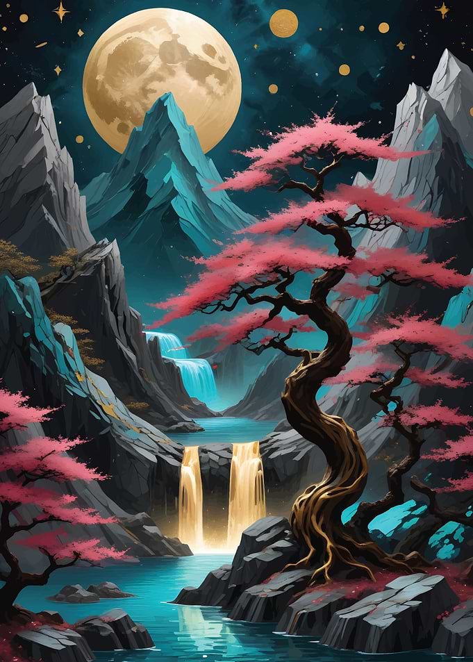 golden Waterfall