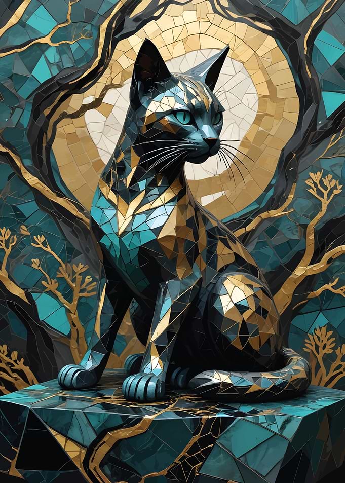 Black Cat Kintsugi