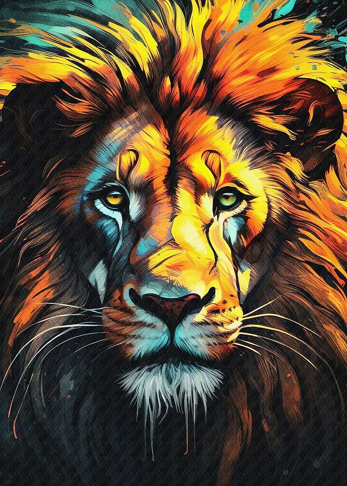 Lion face