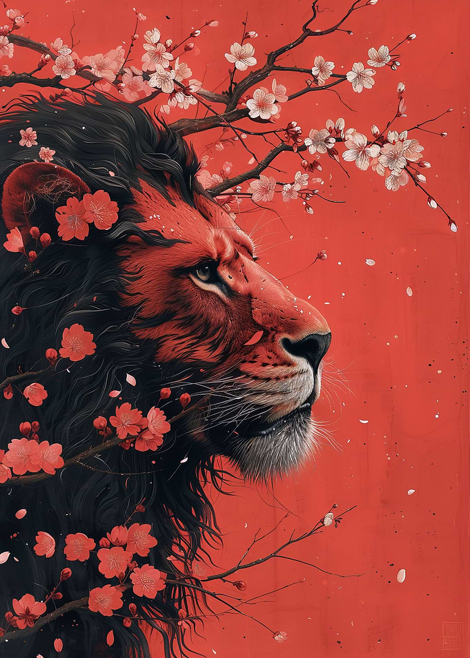 Lion Japanese Japan