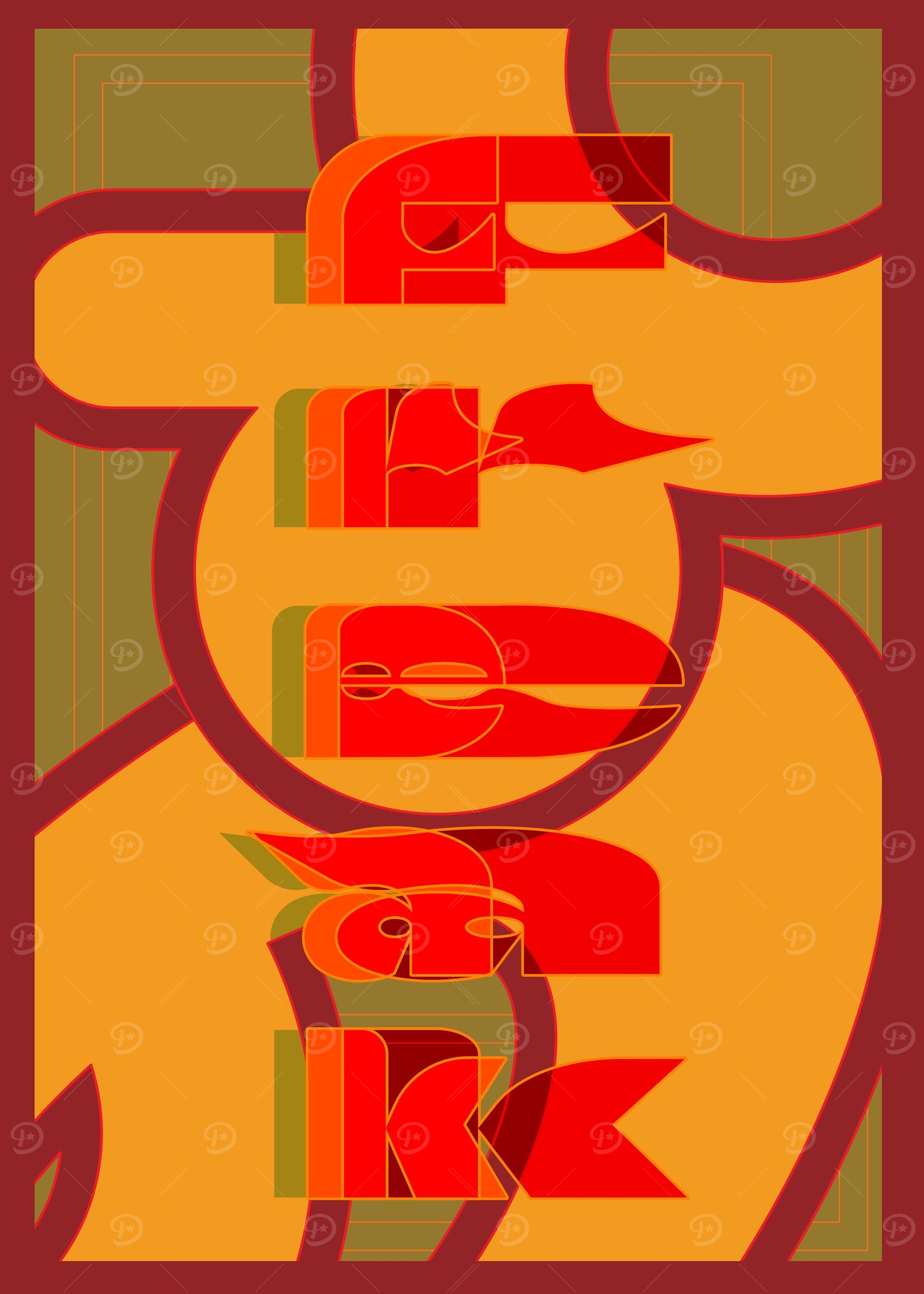 Vintage poster Style