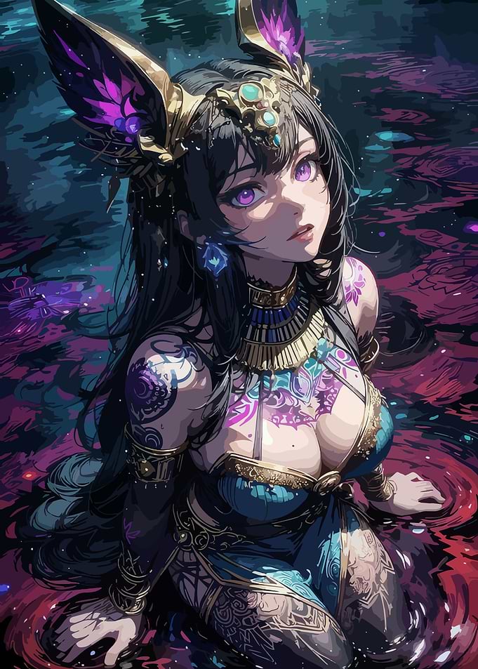 Sexy Black Fox Girl