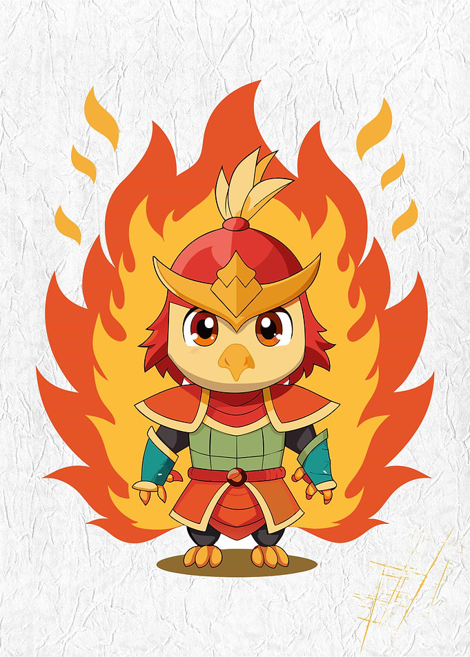 Phoenix Samurai Hero