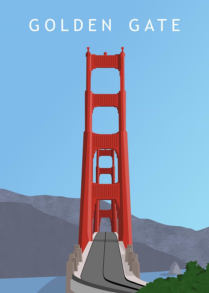 The bridge golden gate