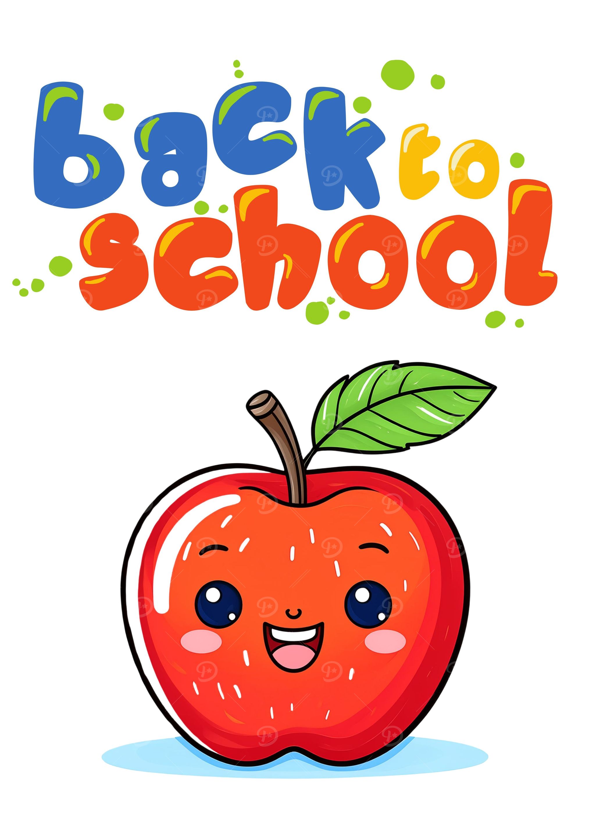 back to school apple