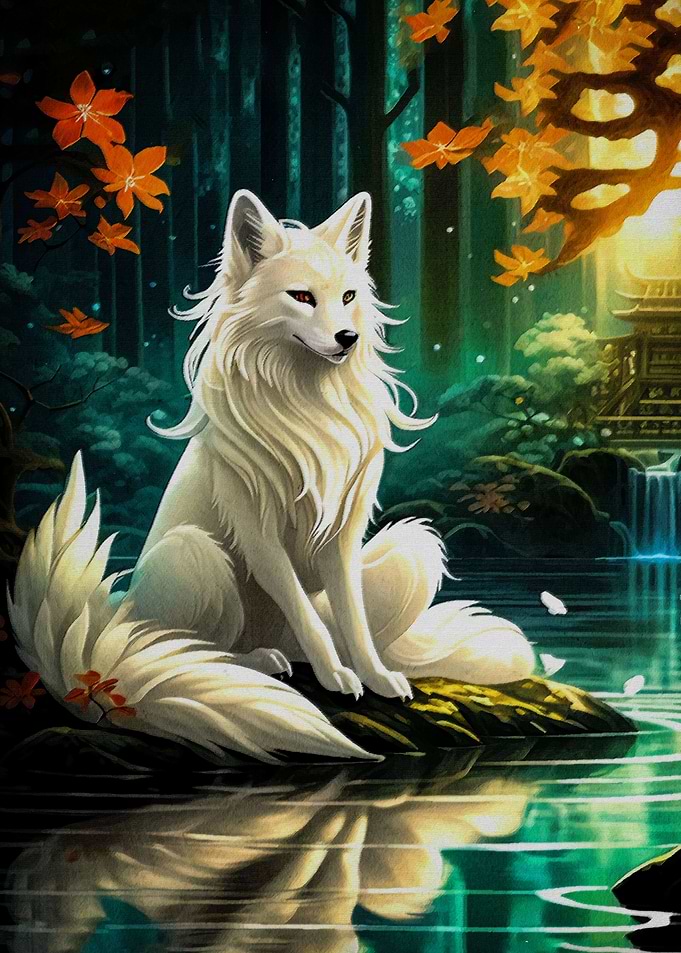 Sakura Kitsune Fox