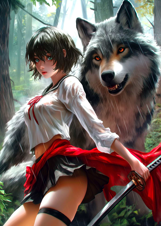 High School Samurai Girl