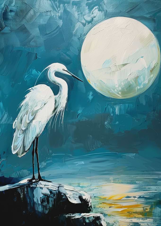Heron on Rock