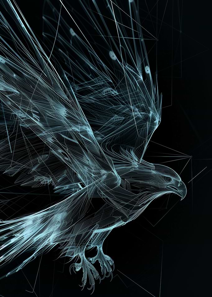 Abstract Eagle Digital Art