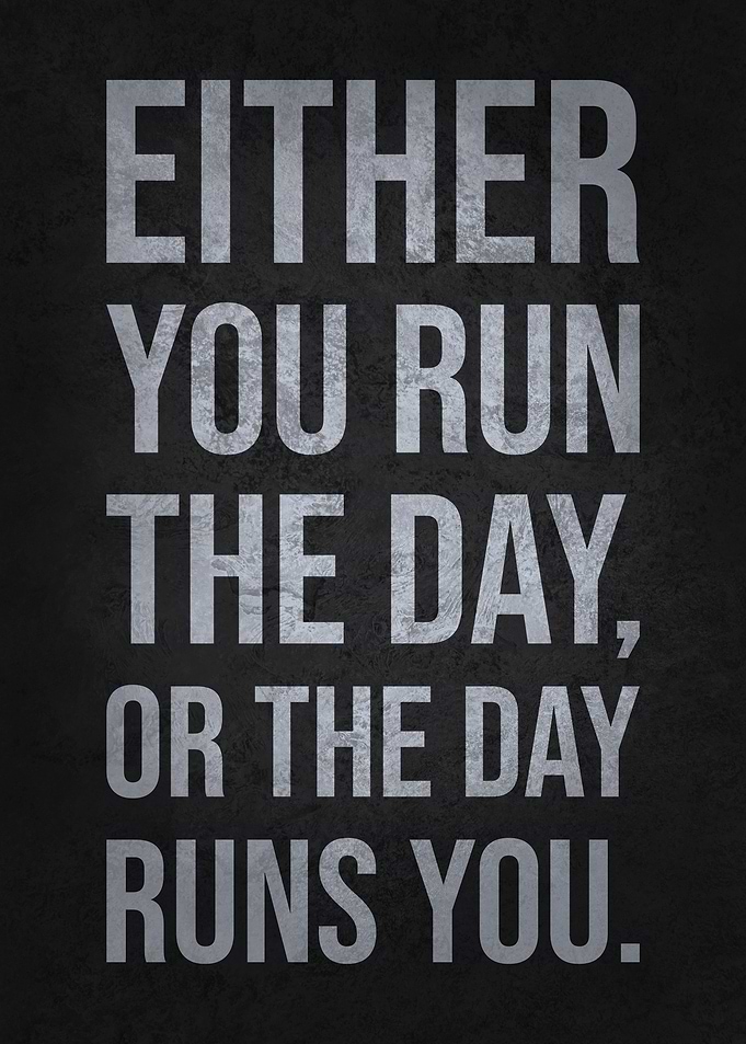 Run The Day or Day Run You