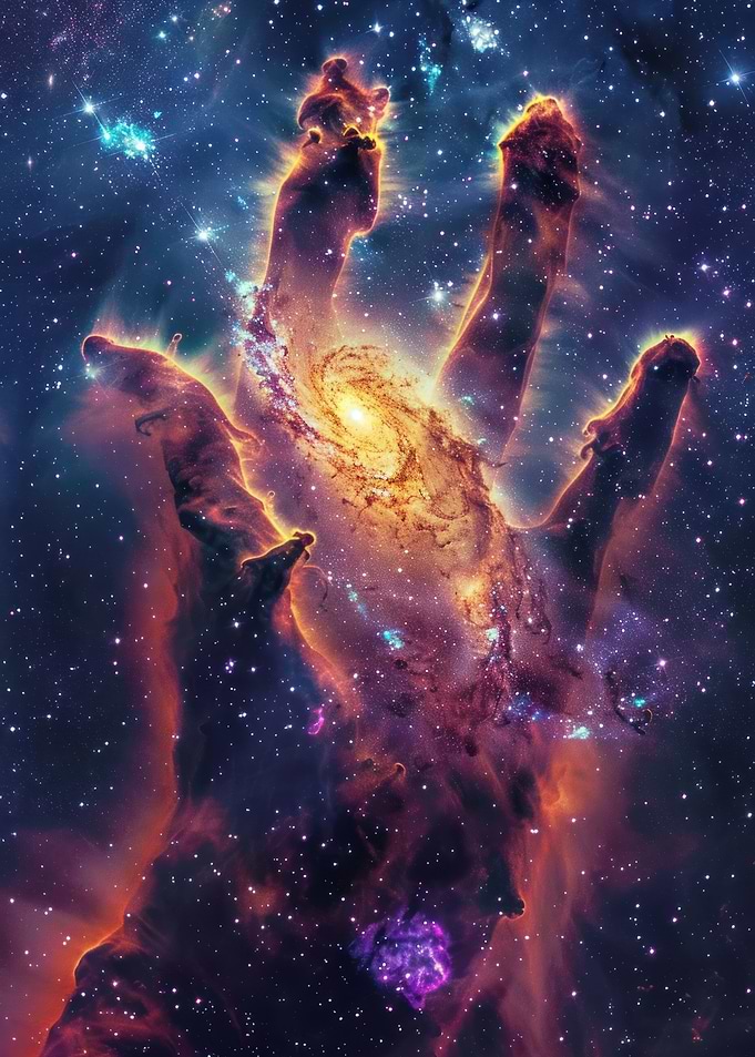 Cosmic Hand of Creation