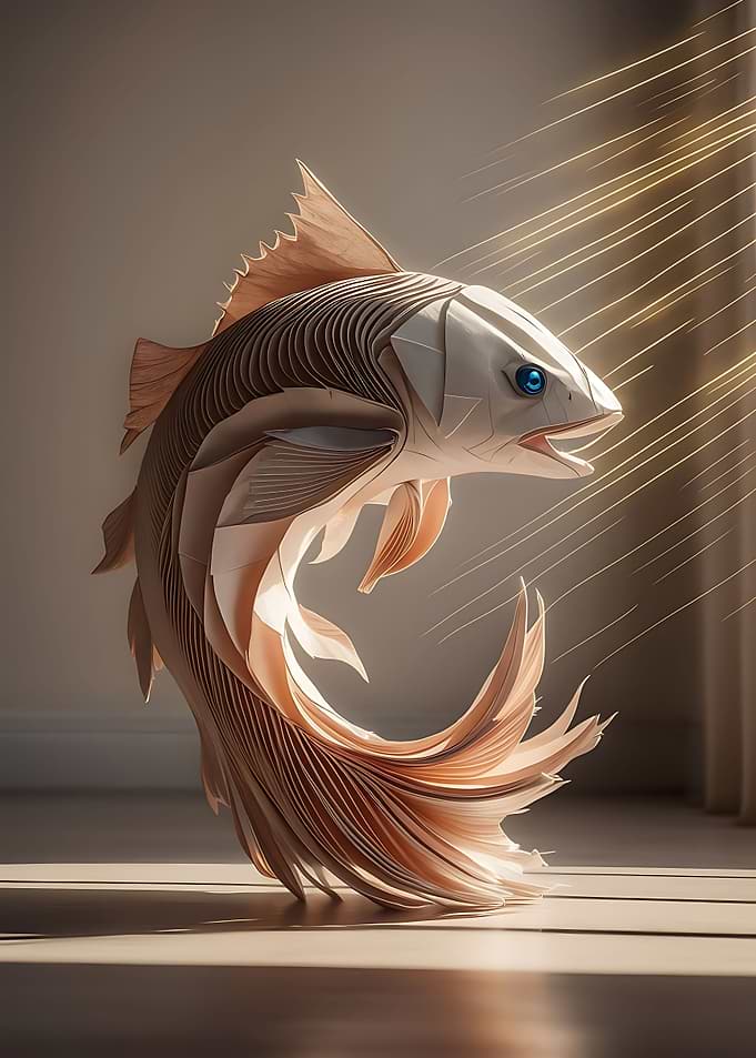 Origami Salmon