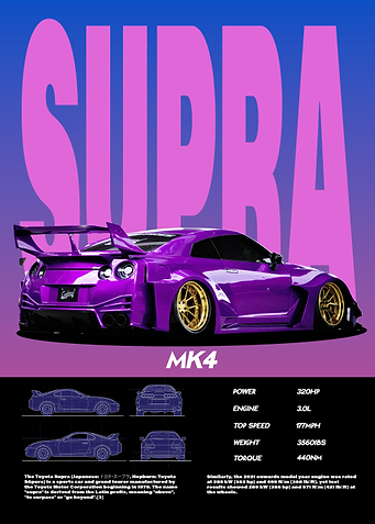 Nissan Supra GTR Car