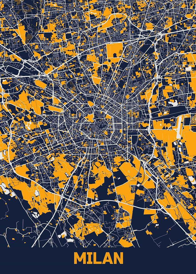 Map of Milan