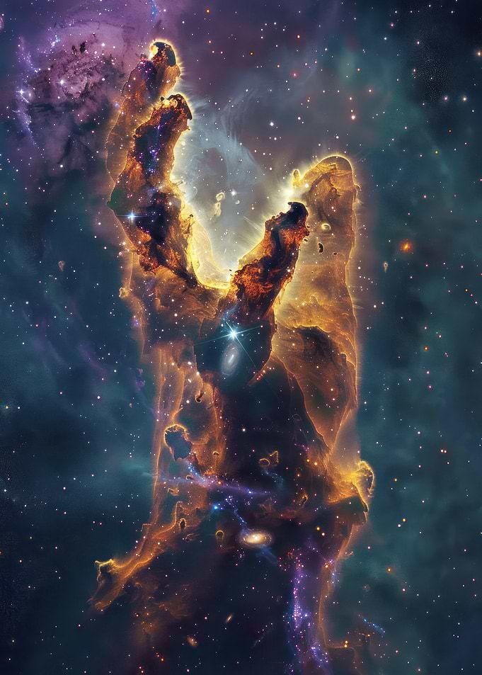 Cosmic Hand of Creation