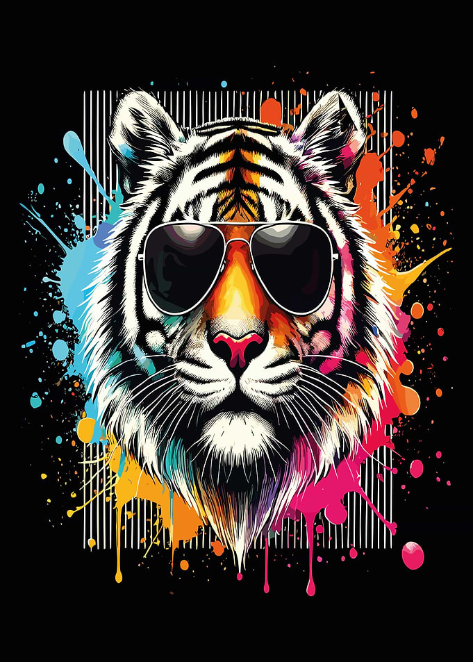 Lustige Tiger Kleidung
